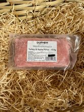 Load image into Gallery viewer, DAF Turkey & Apple 70/10/10/10 Mince.  Single Protein with added Apple.