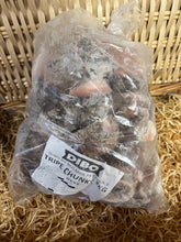 Load image into Gallery viewer, Beef Tripe Chunks.  Raw.