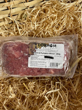 Load image into Gallery viewer, DAF Duck & Pumpkin 70/10/10/10 Mince.  Single Protein with added Pumpkin.