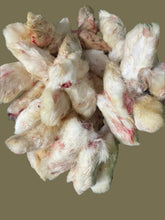 Load image into Gallery viewer, Rabbit Feet.  Raw and Furry.  1kg (approx)
