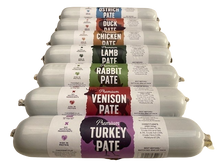 Load image into Gallery viewer, Premium Pate 400g - Chicken/Duck/Lamb/Ostrich/Rabbit/Turkey/Venison
