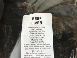 Beef Liver -  Dark, Dried Liver