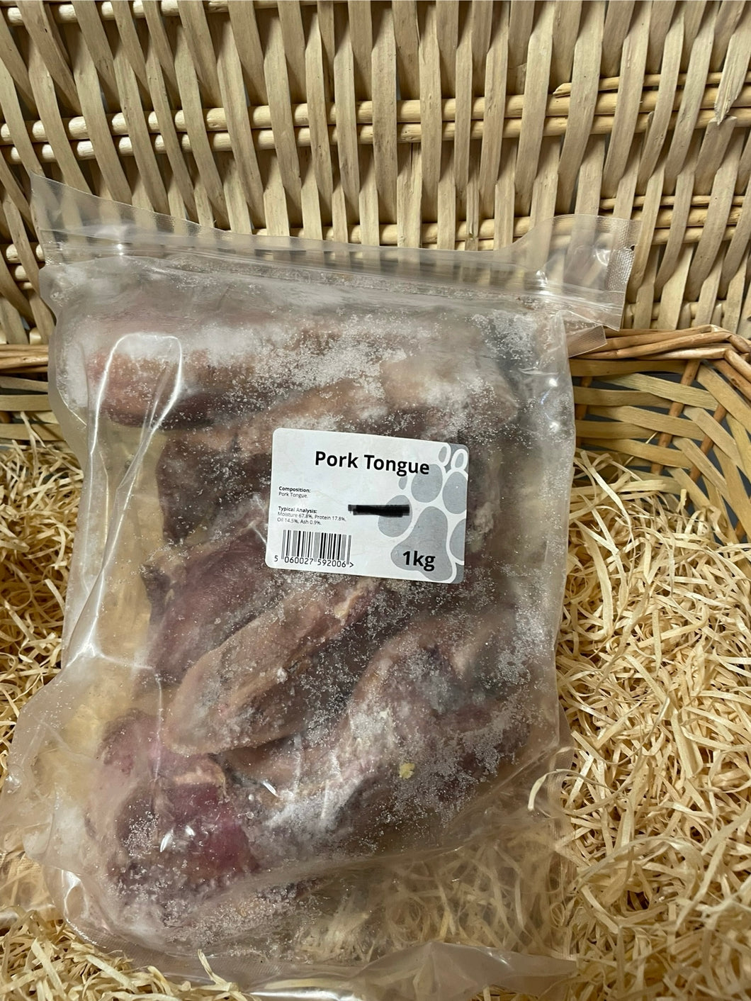 Pig Tongues.   Raw.  1kg (approx)