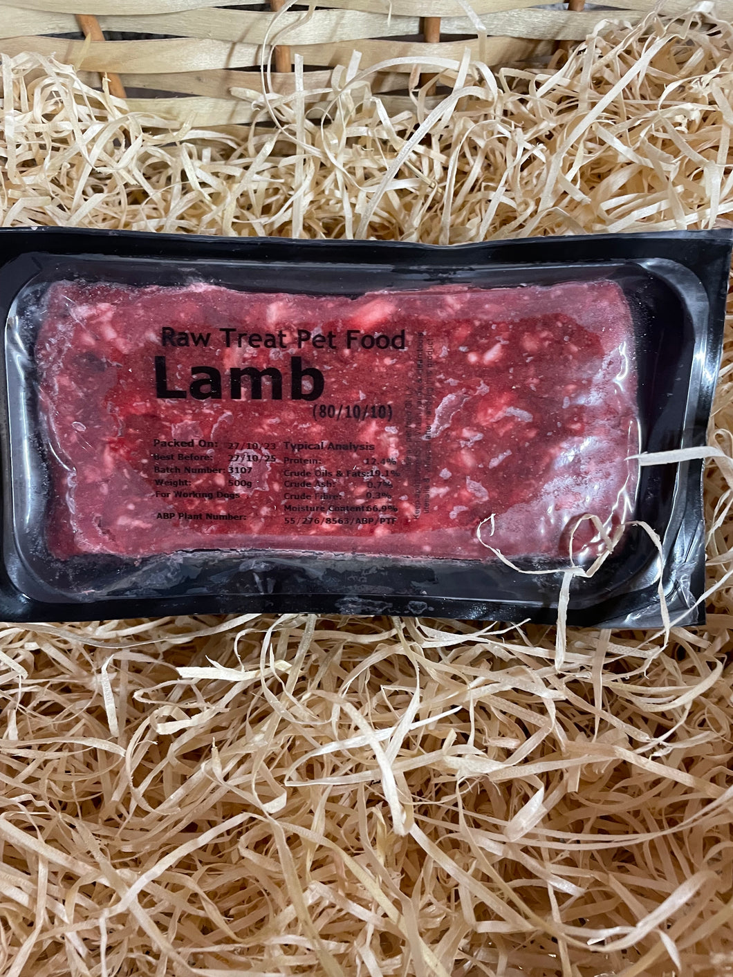 Raw Treat Lamb Complete 80/10/10