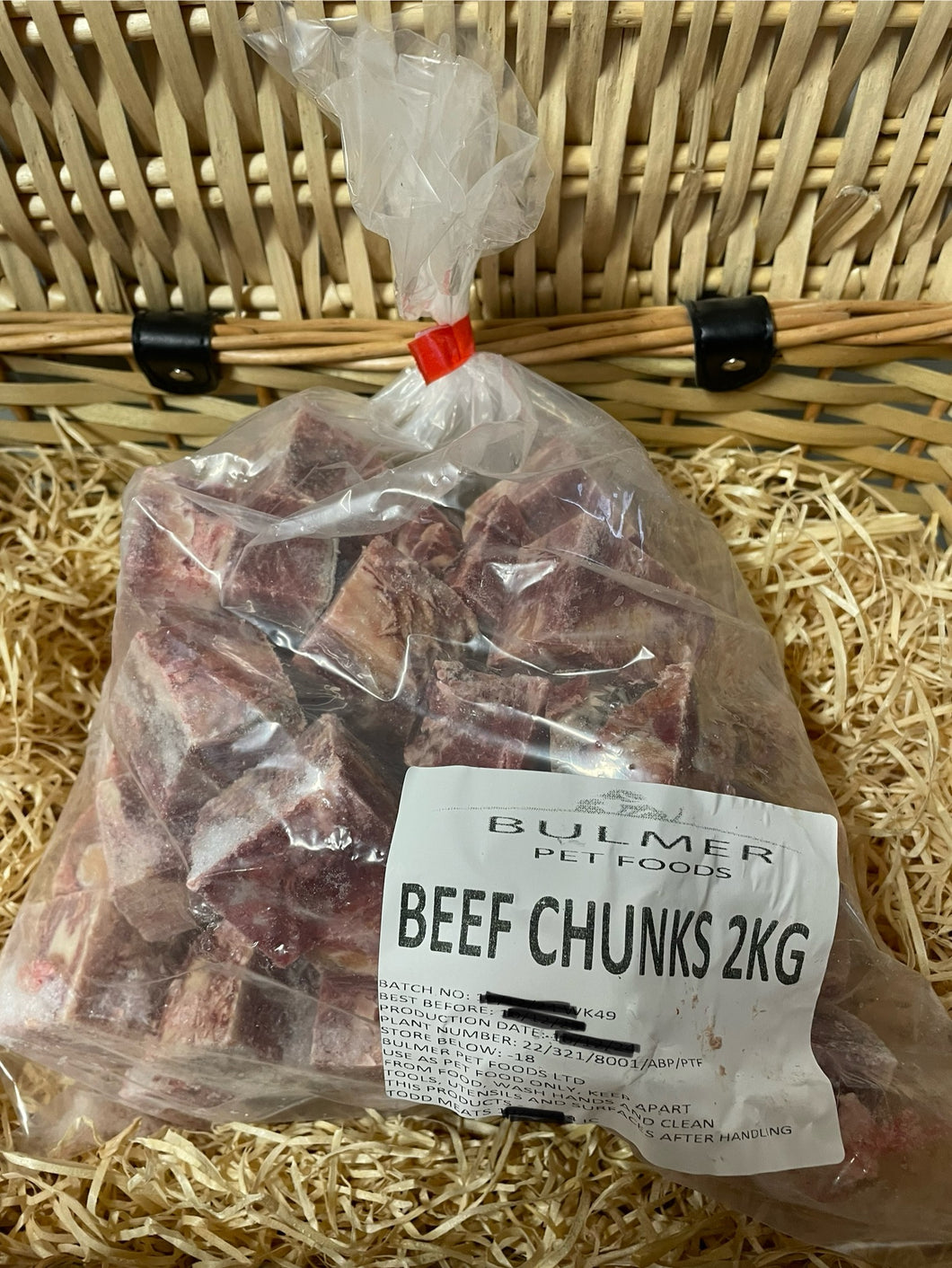 Beef Chunks - Raw.