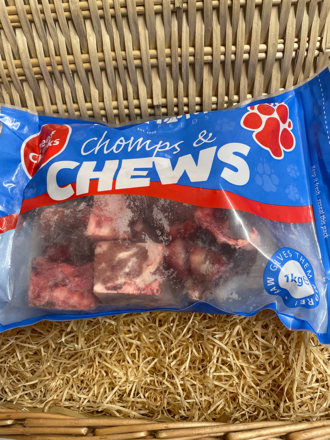 Beef Chunks - Raw.