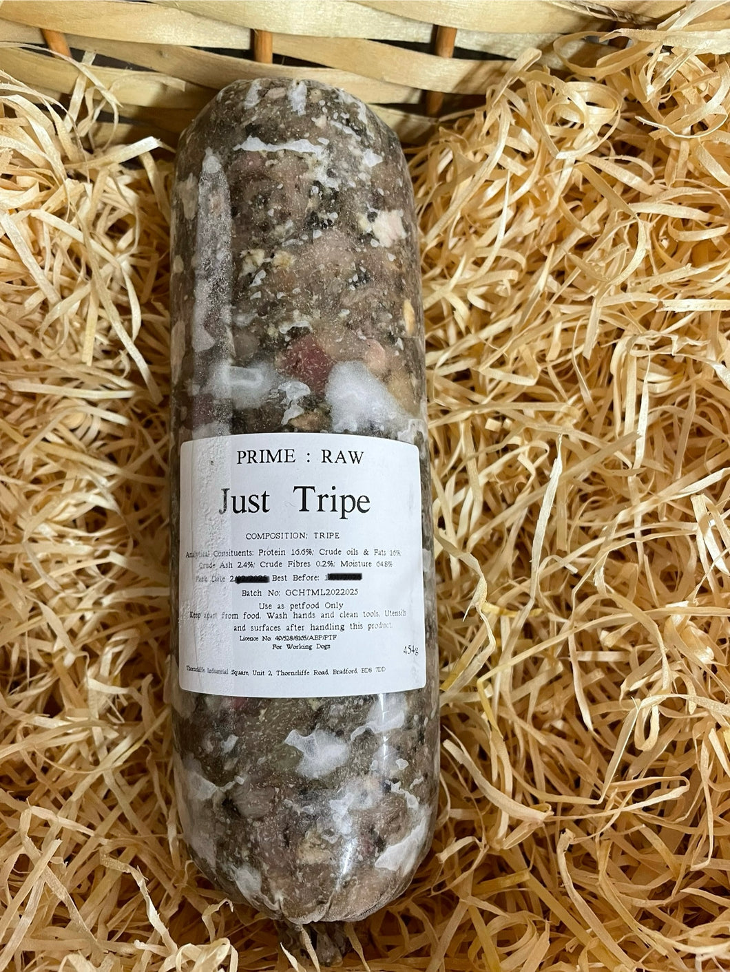 Prime Raw Just Tripe Complimentary Mince