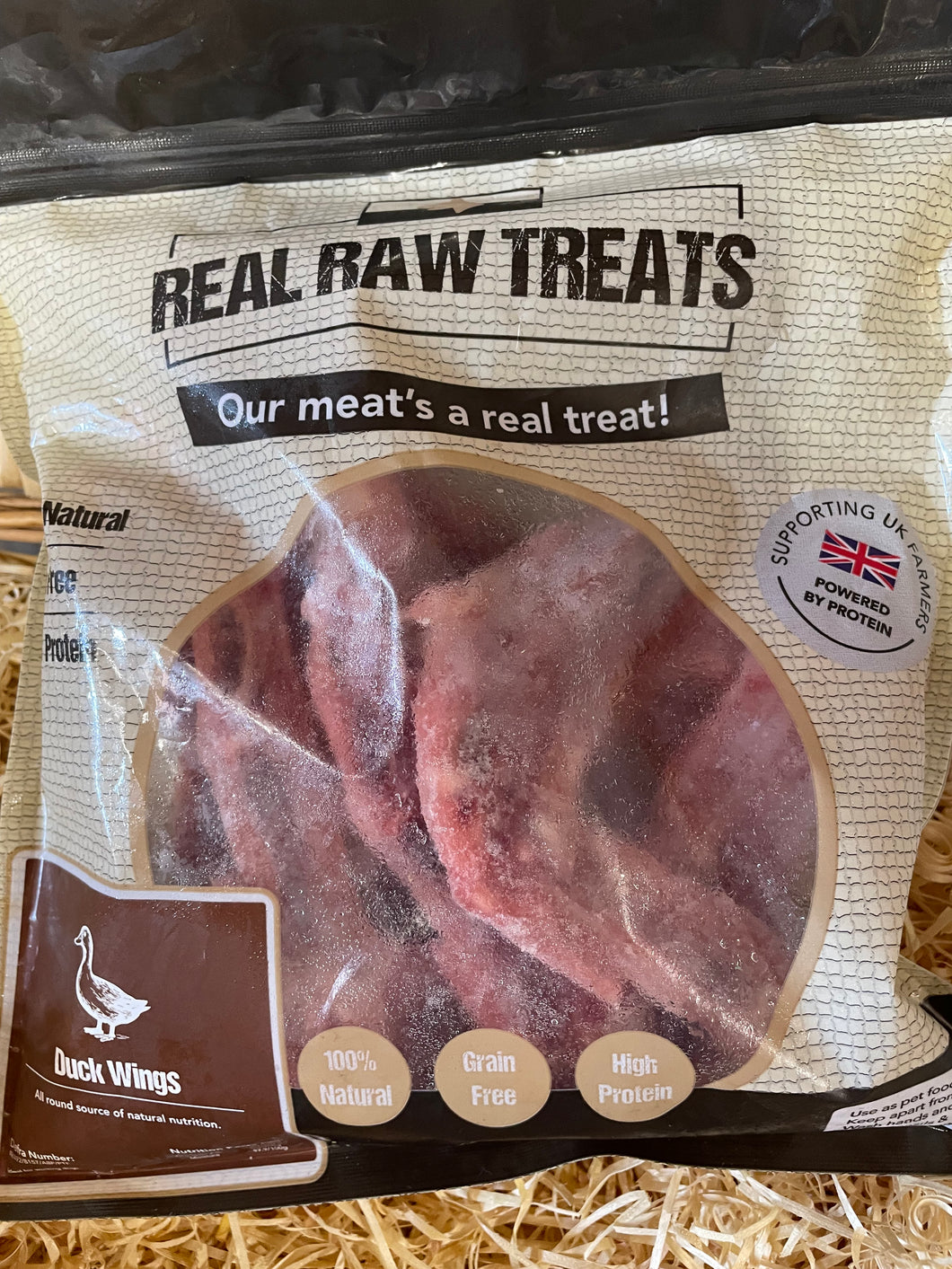 Duck Wings.  Raw.