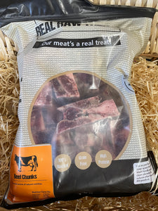 Beef Chunks - Raw.