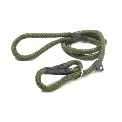 Bestpets Nylon Slip Lead - Olive Green.  1.2cm x 1.22m