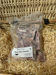 Beef Rib Chunks.  Raw.  1kg (approx)