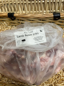 Lamb Ribs.  Raw.  1kg or 2kg (approx)