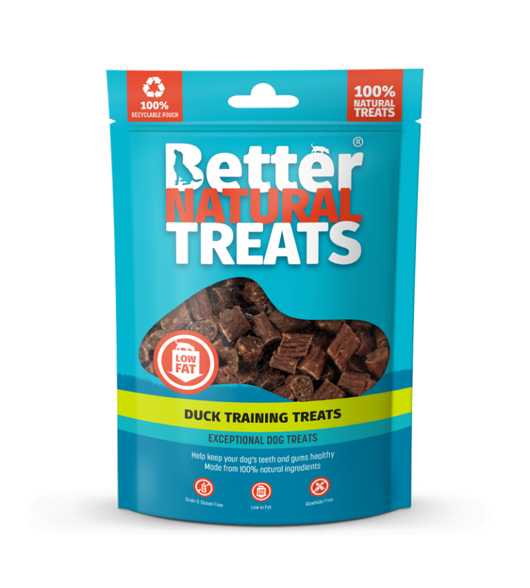 Duck Training Treats 90g.  Low Fat Range.