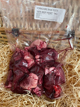 Load image into Gallery viewer, Beef Heart Chunks.  Raw.  1kg and 2kg (approx)
