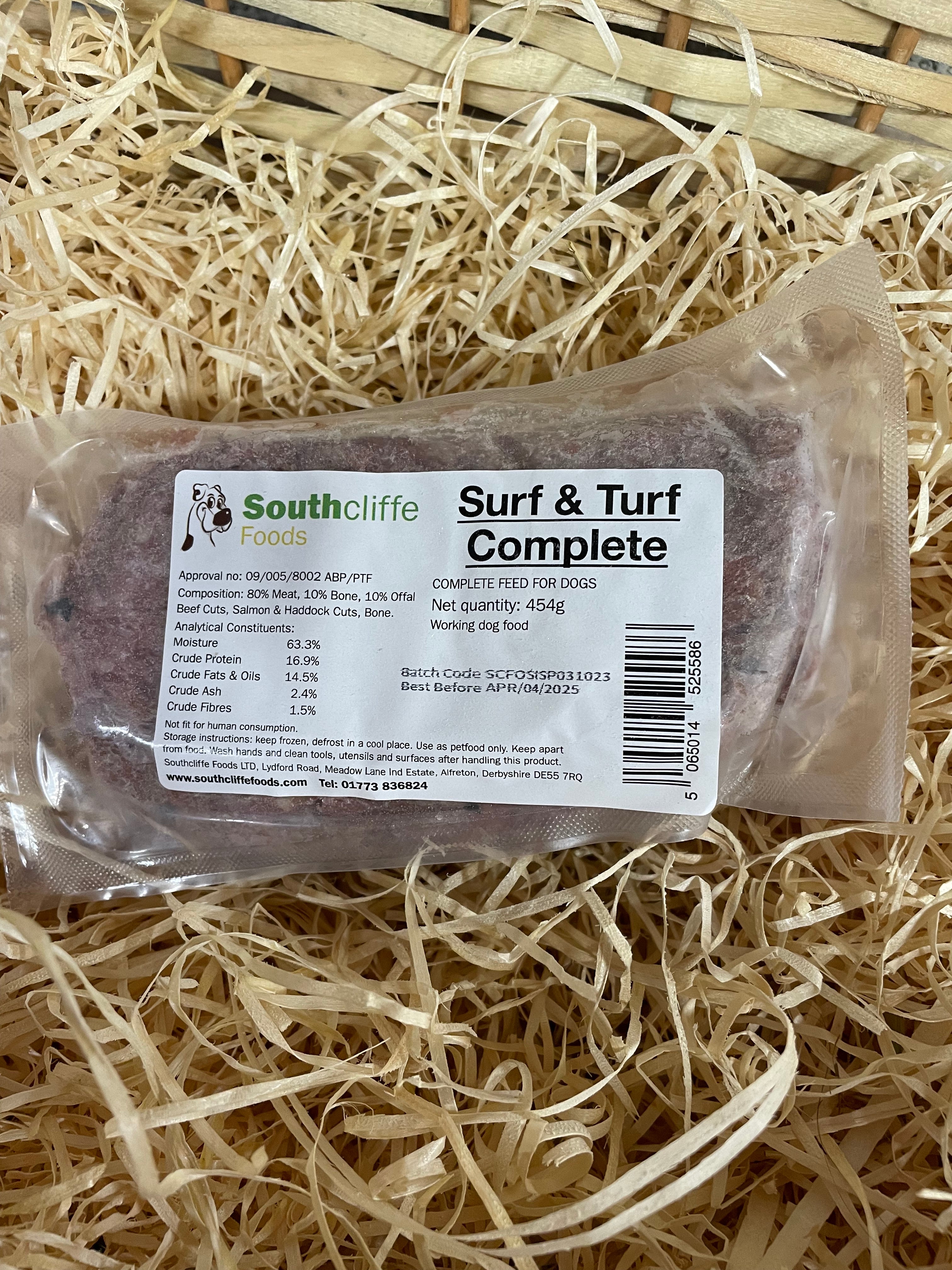 Surf and turf outlet dog food