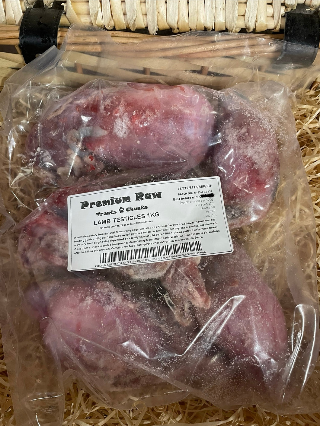 Offal - Lamb Testicles - approx 1kg