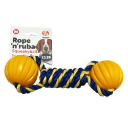 Rope 'n' Ruba Squeaky Ball