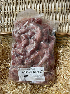 Chicken Necks.  Raw.  1kg or 2kg (approx)