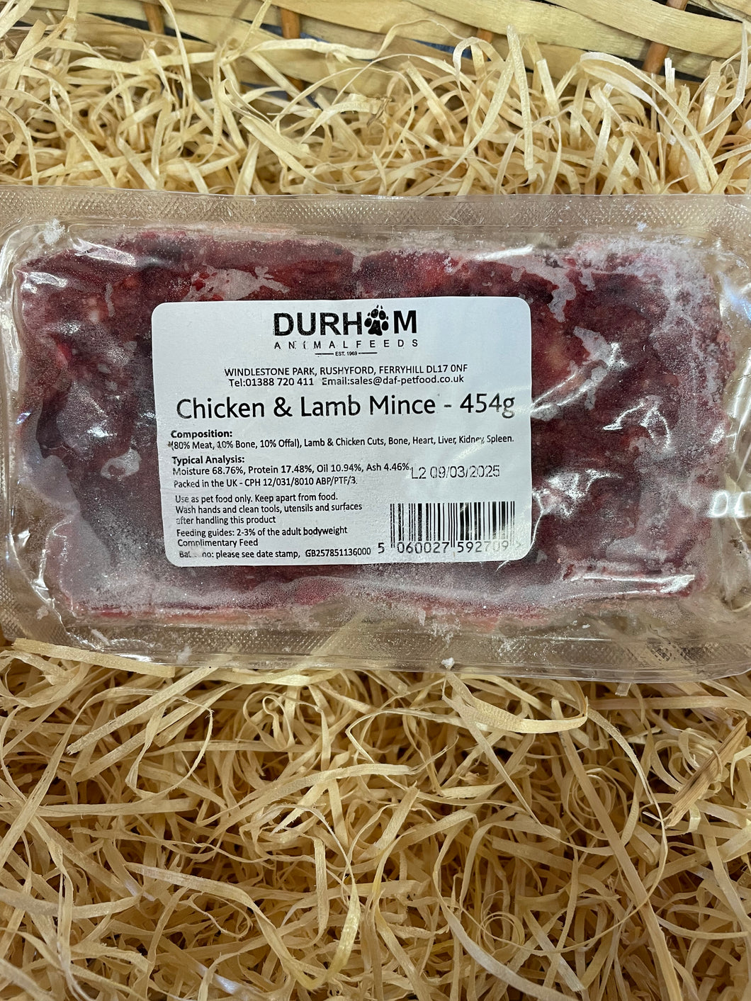 DAF Chicken & Lamb 80/10/10 Complete Mince