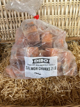 Load image into Gallery viewer, Fish - Salmon Chunks.  Raw.   1kg or 2kg (approx)

