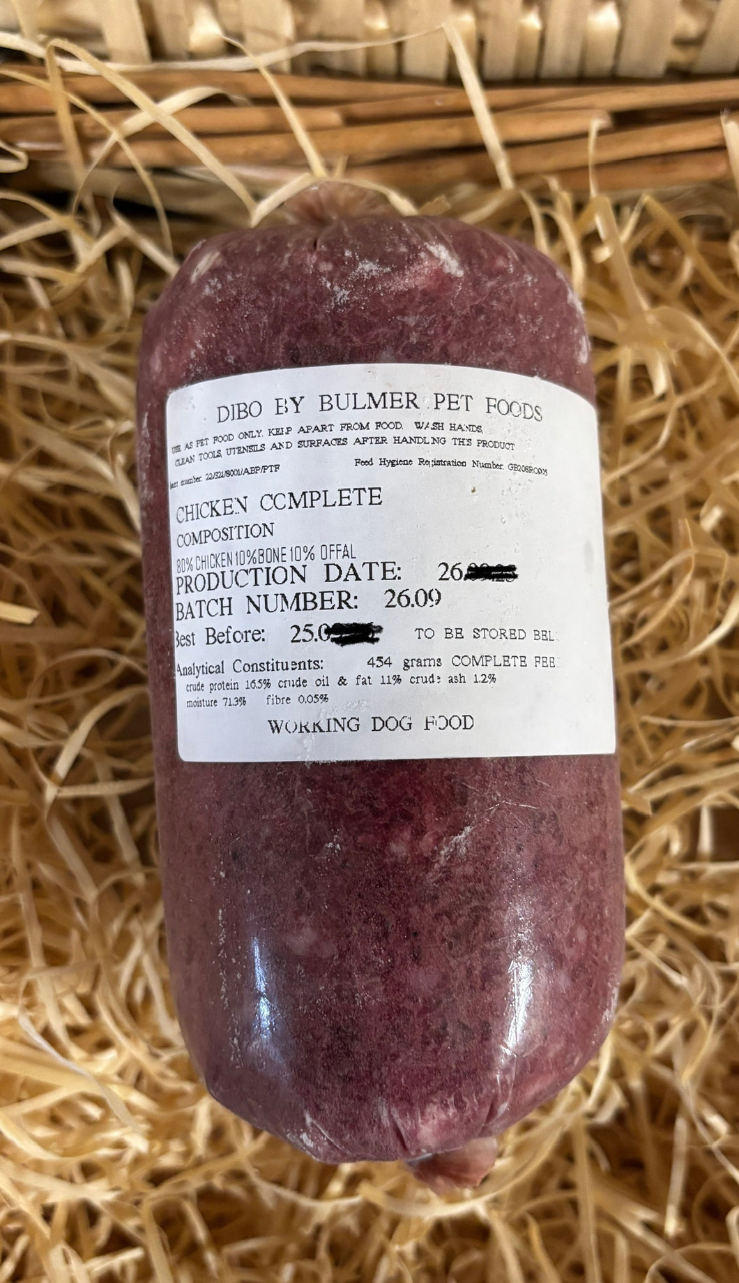 Dibo by Bulmer Chicken 80/10/10 Mince.