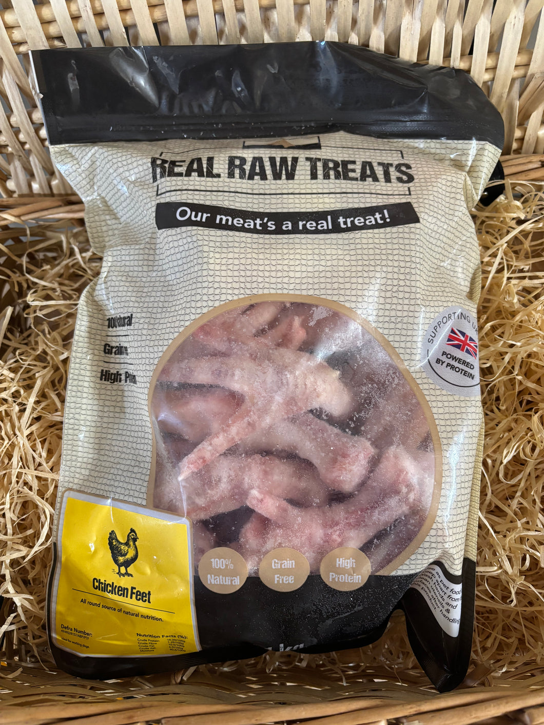 Chicken Feet.  Raw.  1kg or 2kg (approx)
