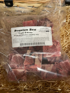 Pork Chunks, Boneless - approx 1kg