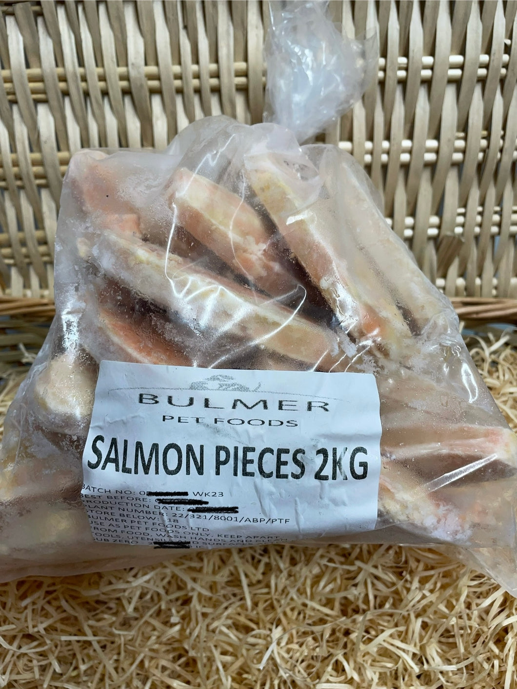 Fish - Salmon Chunks.  Raw.   1kg or 2kg (approx)