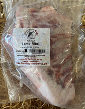 Load image into Gallery viewer, Lamb Ribs.  Raw.  1kg or 2kg (approx)
