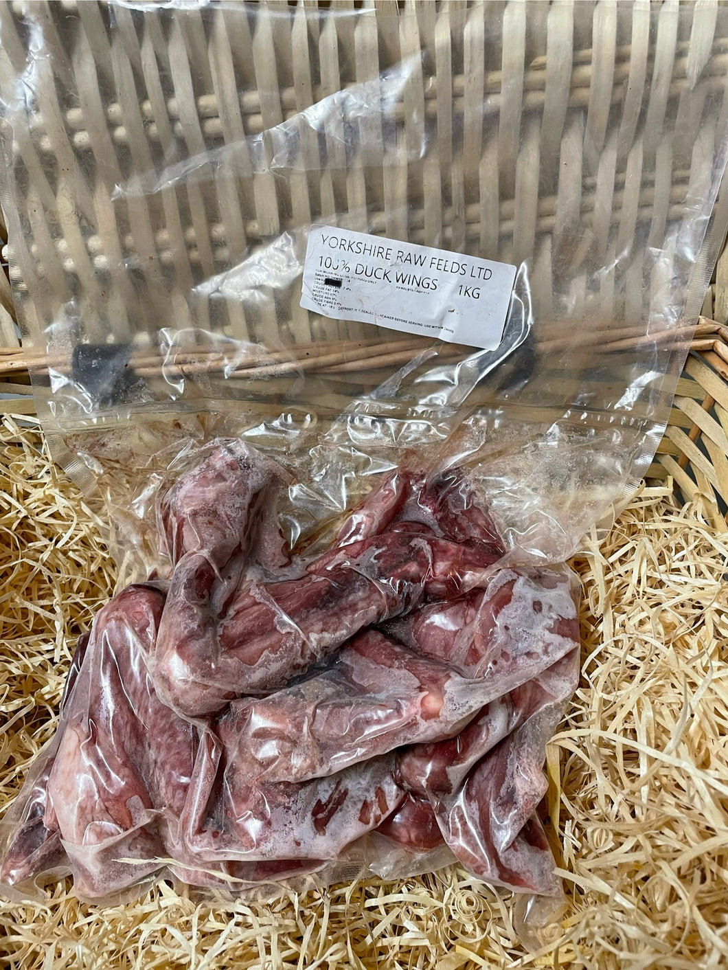 Duck Wings.  Raw.  1kg (approx)