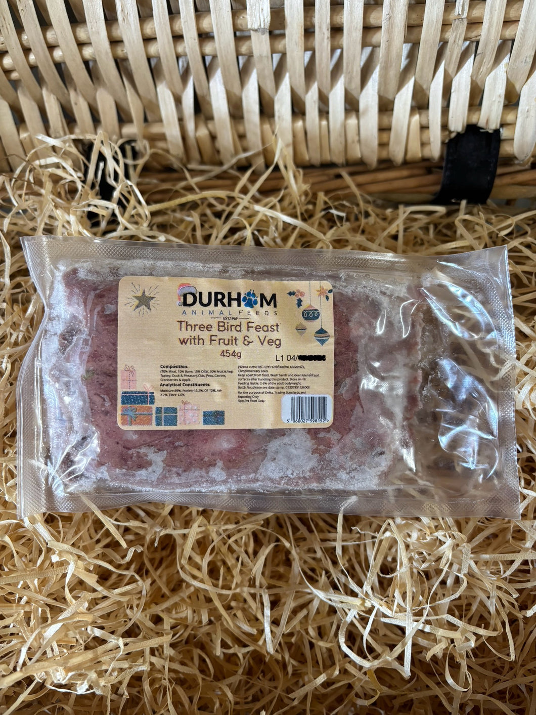 DAF Christmas 3 Bird Feast with Fruit & Veg 70/10/10/10 Mince - Special Christmas Edition