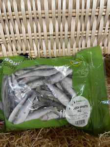 Fish - Sprats.  Raw.  1kg or 2kg (approx)