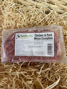 Southcliffe Complete Chicken & Pork.  80/10/10 Balanced, Raw Dog Food