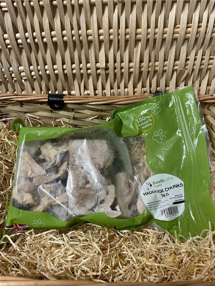 Fish - Haddock Chunks. Approx 1kg. – Orderpetfood.co.uk