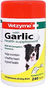 Vetzyme Garlic Health Supplement - 240 tablets