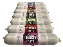 Load image into Gallery viewer, Premium Pate 400g - Chicken/Duck/Lamb/Ostrich/Rabbit/Turkey/Venison
