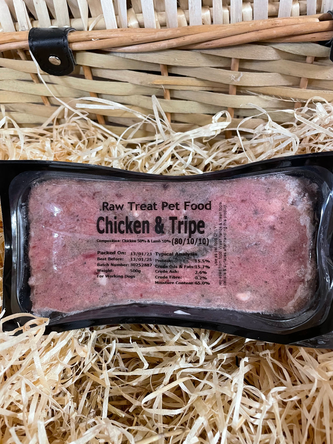 Raw Treat Chicken & Tripe Complete 80/10/10