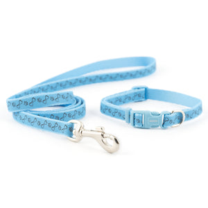 Ancol Small Bite Puppy/Small Dog Collar and Lead Set - Blue