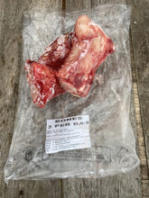 Load image into Gallery viewer, Beef - Meaty Knuckle/Marrow Bones.  3 Pack.  Raw.  1.5kg (approx)
