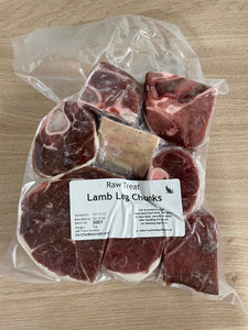 Lamb Leg Chunks.  Raw.  1kg (approx)