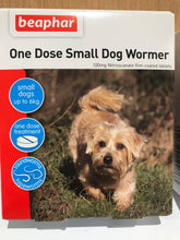 Load image into Gallery viewer, Beaphar - One Dose Small Dog Wormer
