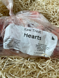 Lamb Hearts.  RAW.  1kg (approx) (5 hearts)