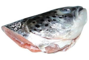 Fish - Salmon Heads.  Raw.  2 pack